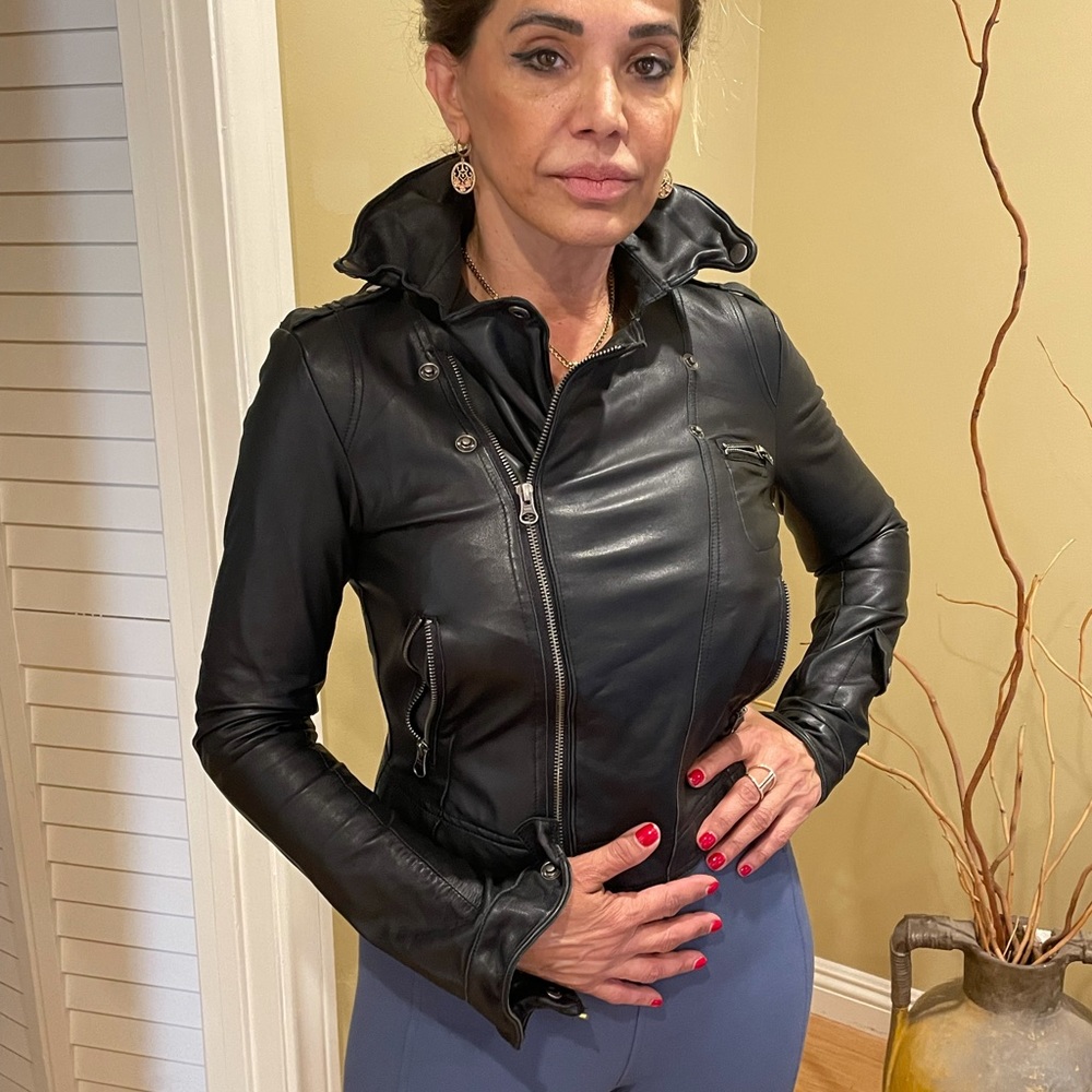 Jakett etc Valeria Moto Leather Jacket
